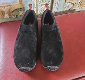 Merrell Black Loafers Slip-Ons Comfort Shoes
